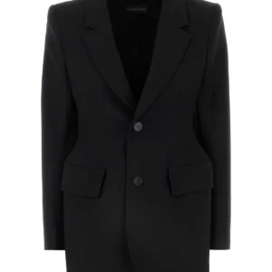Black wool blazer