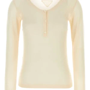 Skin pink cashmere blend sweater