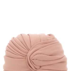 Pink wool turban