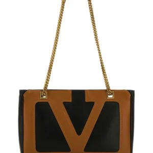 Black nappa leather small Viva Superstar shoulder bag