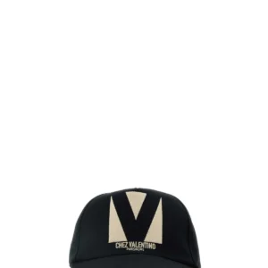 Black cotton baseball cap