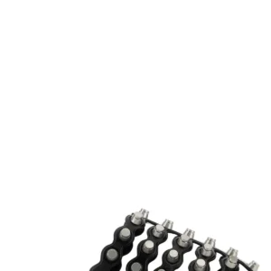 Black leather Rexa slippers
