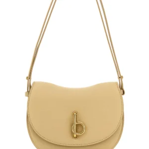 Beige leather small Rocking Horse shoulder bag