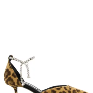 Printed calf hair Stevie 50 pumps