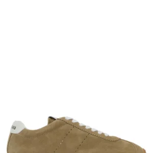Cappuccino suede Plume sneakers