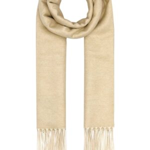 Sand silk blend scarf