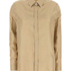 Printed silk shirt