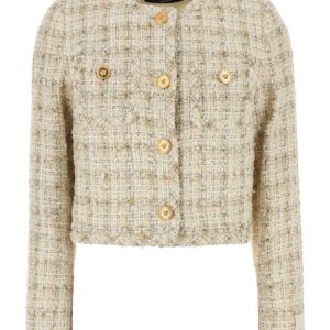 Multicolor tweed blazer