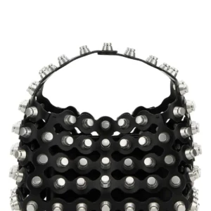 Embellished leather small Rex handbag