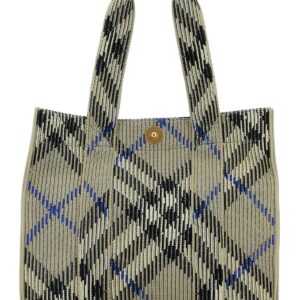 Embroidered canvas shopping bag