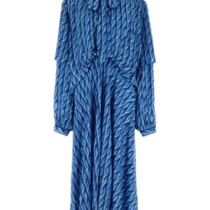 Printed polyester dress