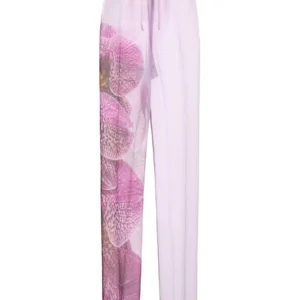 Lilac crepe Pachas pant