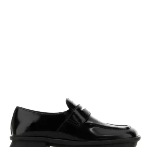 Black leather Equal loafers
