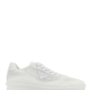 White mesh sneakers