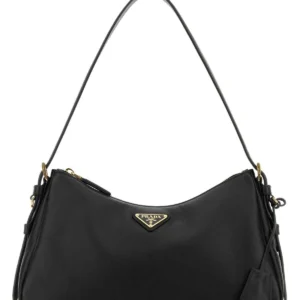 Black leather medium AimÃ©e shoulder bag
