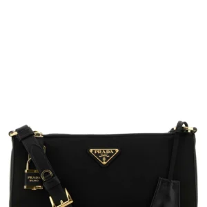 Black Re-Nylon crossbody bag