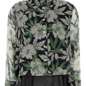 Printed silk shirt