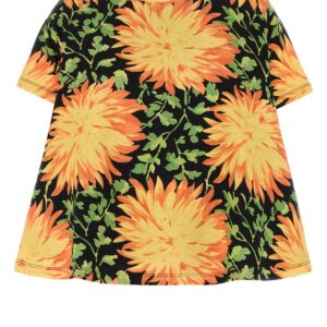 Printed cotton blend t-shi