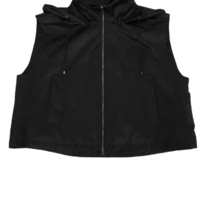 LEISURE HOODED VEST LOGO