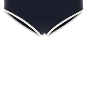 Midnight blue stretch nylon bikini bottom