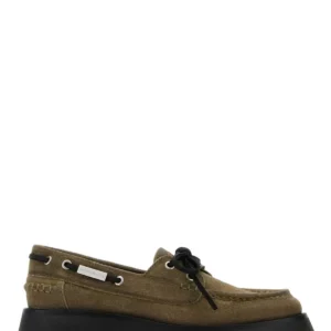 Khaki suede Carson loafers