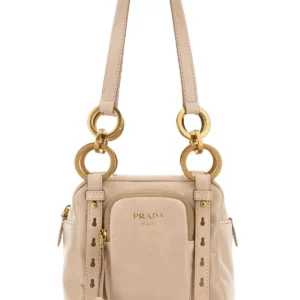 Powder pink mini Prada Dangle handbag