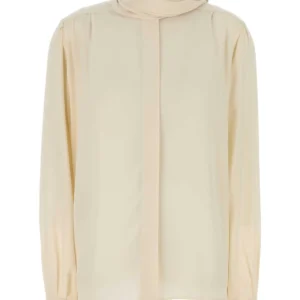 Ivory silk shirt