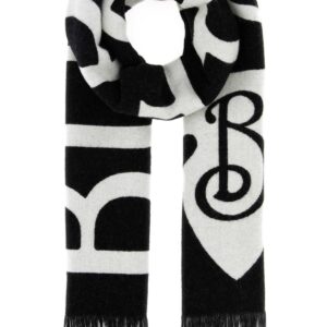 Black wool scarf