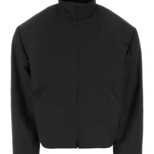 Slate linen blend jacket