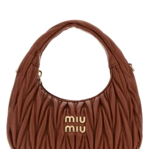Copper nappa leather Wander handbag