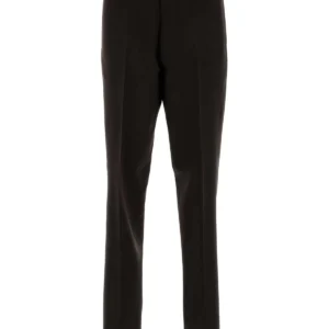 Dark brown wool pant