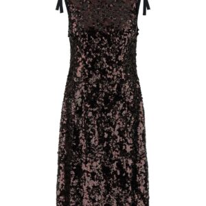 Brown sequins dress