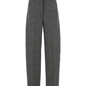 Embroidered glencheck pant