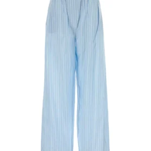 Embroidered silk pyjama pant