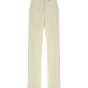 Cream wool pant