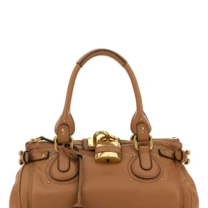 Camel leather Paddington shoulder bag
