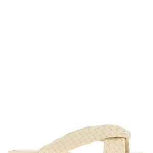 Ivory nappa leather Riva slippers