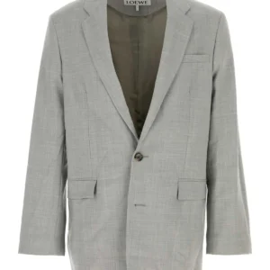 Grey wool blazer