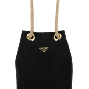 Black Re-Nylon Prada Mariner bucket bag