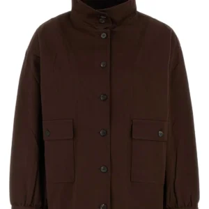 Brown gabardine jacket