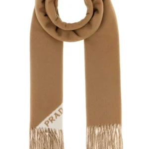 Camel cashmere scarf