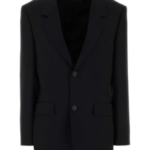 Black wool blazer