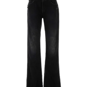 Black denim jeans