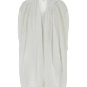 White poplin dress