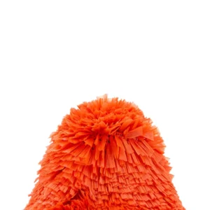 Embellished raffia bucket hat