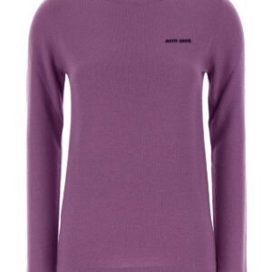 Purple wool blend sweater