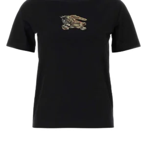 Black cotton t-shirt
