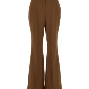 Caramel wool blend pant