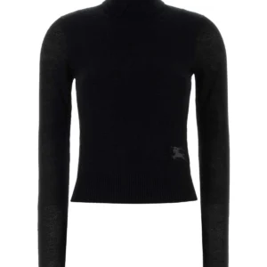 Black wool blend sweater