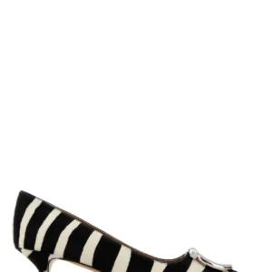 Printed calf hair Lara 40 pumps